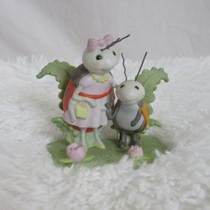 Hallmark Ladybugs Lulu and Louie Storybook Friends Figurine 1998 Mother and Son
